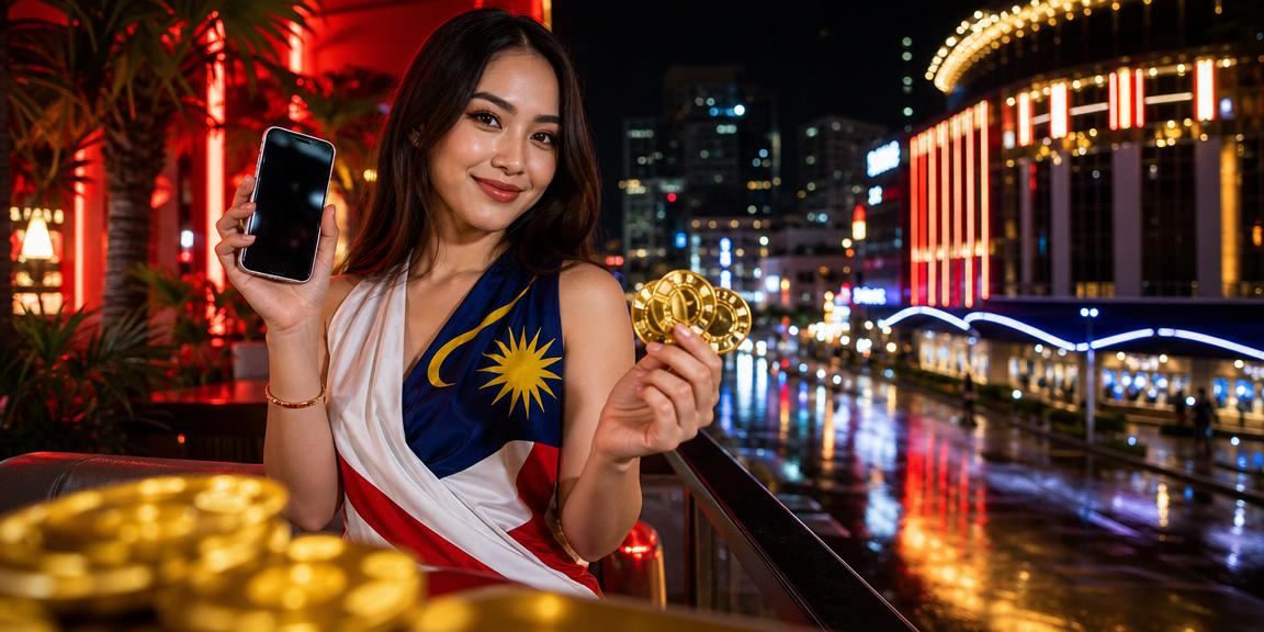 Paparan kasino mudah alih Johor Bahru dengan reka bentuk Bahasa Melayu tempatan
